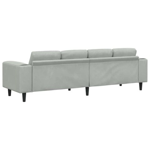 Sofa do salonu Jasnoszary 250 x 77 x 76 cm
