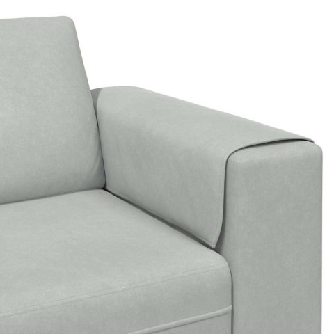 Sofa do salonu Jasnoszary 250 x 77 x 76 cm