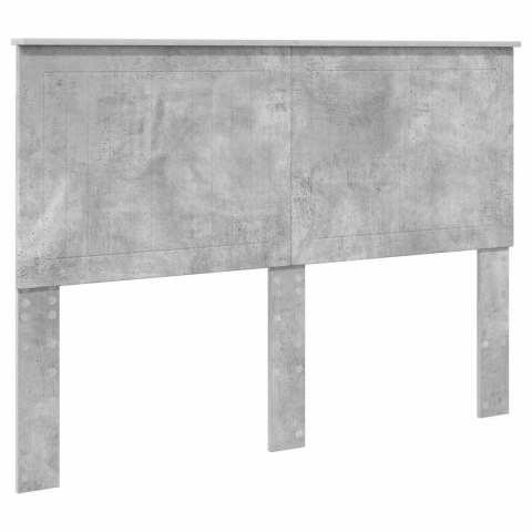 Ramka łóżka Betonowy szary 140 x 200 cm Materiał drewnopochodny