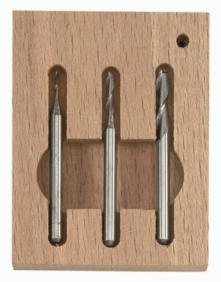 Frez wolframowe Proxxon 1, 2, 3 mm, trzpień 3 mm