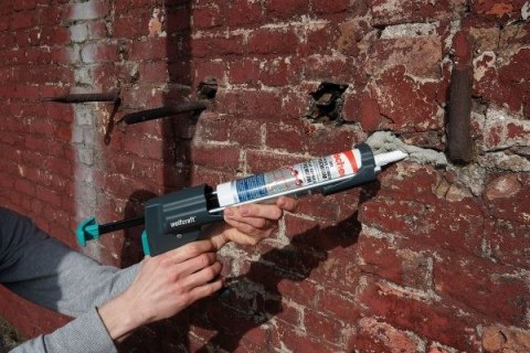 Pistolet do gęstych mas uszczelniających Wolfcraft MG 600 PRO