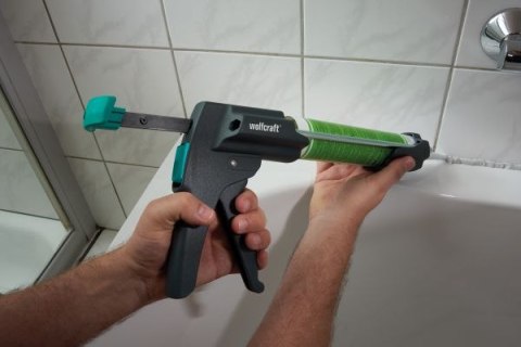 Pistolet do gęstych mas uszczelniających Wolfcraft MG 600 PRO