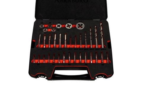 Zestaw gwintowników M3-M12 ABRABORO, HSS-G [45 cz.]