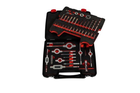 Zestaw gwintowników M3-M12 ABRABORO, HSS-G [45 cz.]