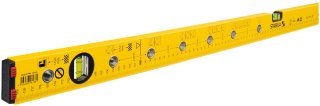 Poziomica Stabila seria 70, 120 cm, z otworami do znakowania