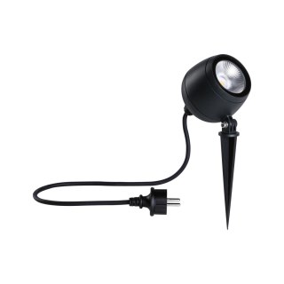 Reflektor ogrodowy KIKOLO LED 8W 60st. 500lm 3000K IP65 230V antracyt / aluminium