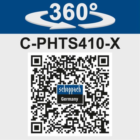 Piła gałęziowa i nożyce na wysięgniku C-PHTS410-X 20 V IXES Scheppach
