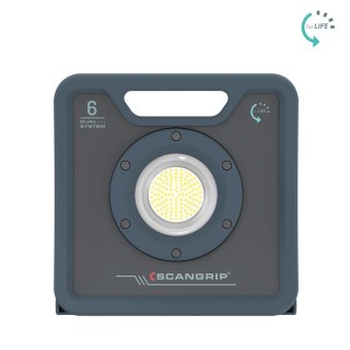 Wytrzymała akumulatorowo - sieciowa lampa robocza LED 6000 lm 37 W Scangrip NOVA 6 C+R forLIFE 03.6205