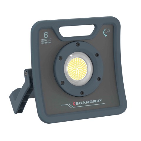Wytrzymała akumulatorowo - sieciowa lampa robocza LED 6000 lm 37 W Scangrip NOVA 6 C+R forLIFE 03.6205