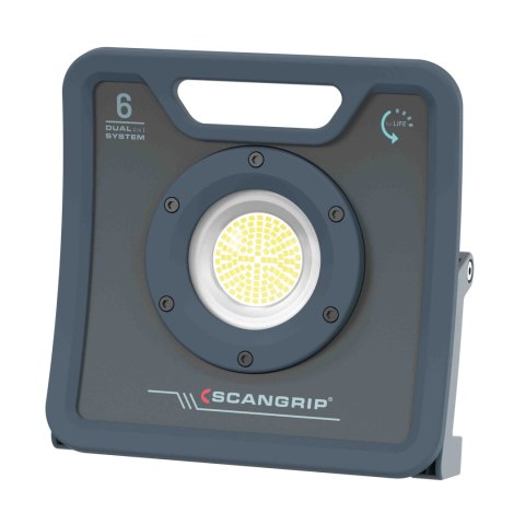 Wytrzymała akumulatorowo - sieciowa lampa robocza LED 6000 lm 37 W Scangrip NOVA 6 C+R forLIFE 03.6205
