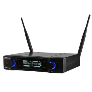 DVS2 - Mikrofon bezprzewodowy, 2x nadajnik doręczny + baza, pasmo UHF 560-590 MHz