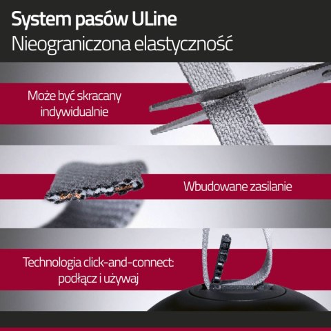 Oprawa systemu ULine CONE LED 12W 560lm 3000K 350mm IP20 48V czarny / aluminium