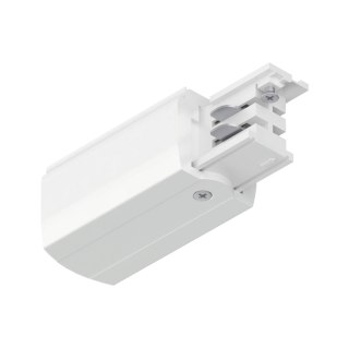 Końcówka zasilająca do systemu ProRail3 PRAWE 230V biały / metal / tworzywo sztuczne
