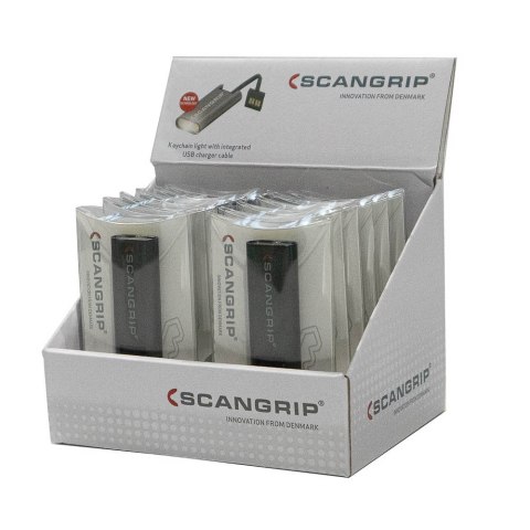 Lampka brelok z wbudowanym kablem USB do ładowania FLASH MICRO R 03.5113