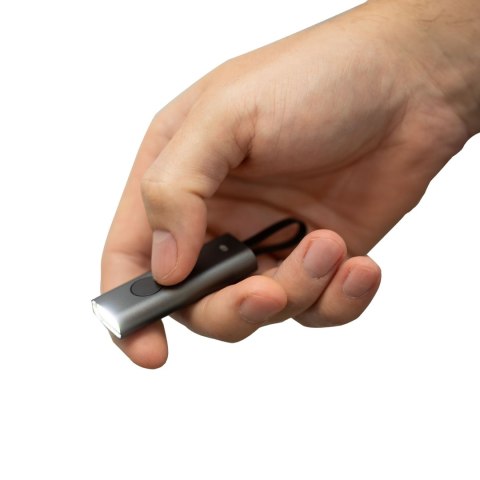 Lampka brelok z wbudowanym kablem USB do ładowania FLASH MICRO R 03.5113