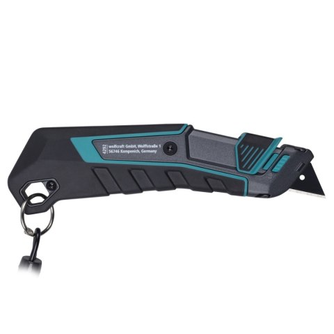 Nóż z futerałem, z ostrzem trapezowym PRO SAFETY wolfcraft