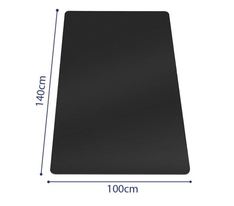Mata PVC 140x100cm - czarna
