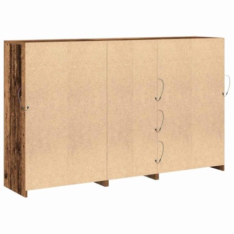 Komoda LED Ze LED Lights Stare drewno 162 x 37 x 100 cm