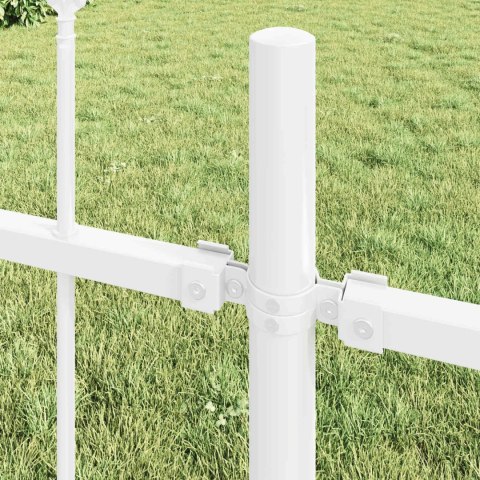 Ogrodzenie Ogrodowe 5 pcs Biały 8,5 x 0,8 m