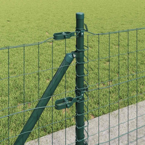 Ogrodzenie z słupkiem Zielony 0,6 x 50 m Stal i PVC