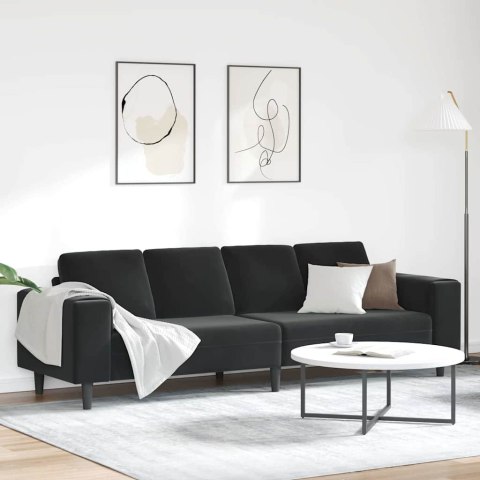 Sofa do salonu Czarny 250 x 77 x 76 cm