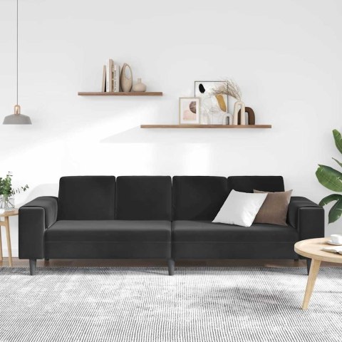 Sofa do salonu Czarny 250 x 77 x 76 cm