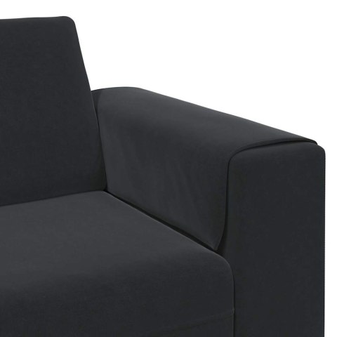 Sofa do salonu Czarny 250 x 77 x 76 cm