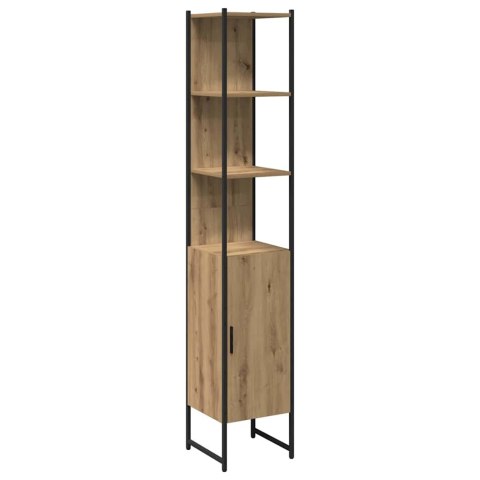 Zestaw mebli łazienkowych 4 pcs Brązowy Materiał drewnopochodny
