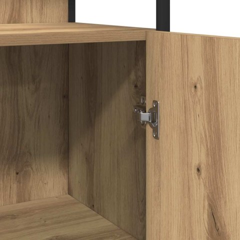 Zestaw mebli łazienkowych 4 pcs Brązowy Materiał drewnopochodny
