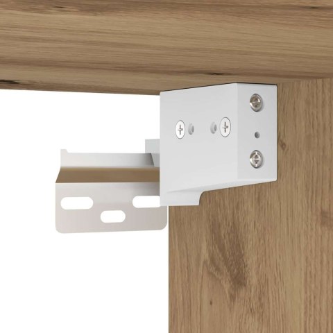 Zestaw mebli łazienkowych 4 pcs Brązowy Materiał drewnopochodny