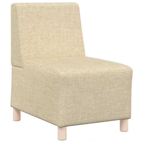 Modułowa sofa bez podłokietników 3 pcs Kremowy 55 x 74 x 82 cm