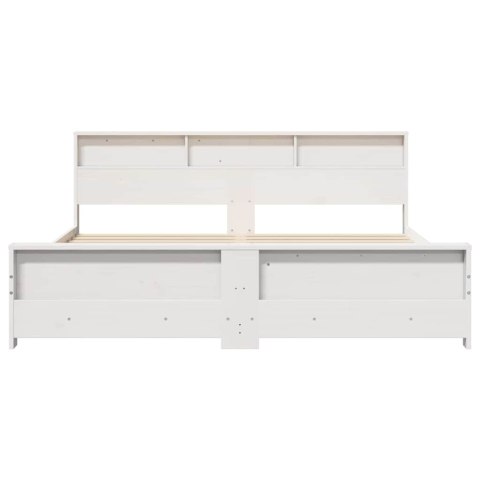 Ramka łóżka Biały 180 x 200 cm Materiał drewnopochodny