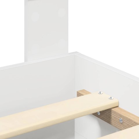 Ramka łóżka Biały 180 x 200 cm Materiał drewnopochodny