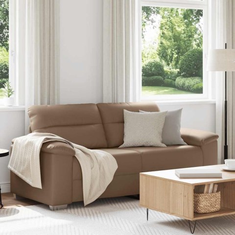 2-osobowa sofa Cappuccino 180x81x84 cm ze skóry ekologicznej