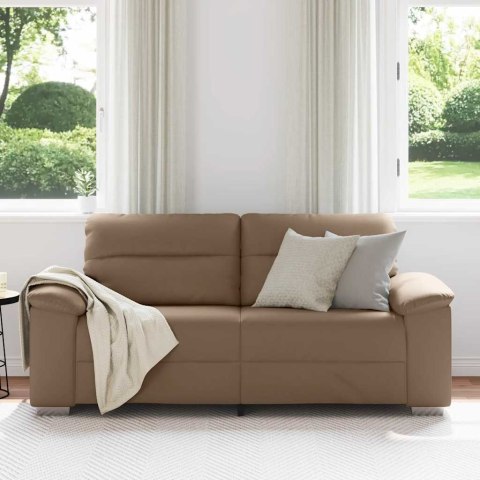 2-osobowa sofa Cappuccino 180x81x84 cm ze skóry ekologicznej