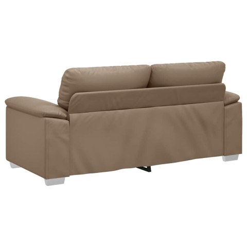 2-osobowa sofa Cappuccino 180x81x84 cm ze skóry ekologicznej