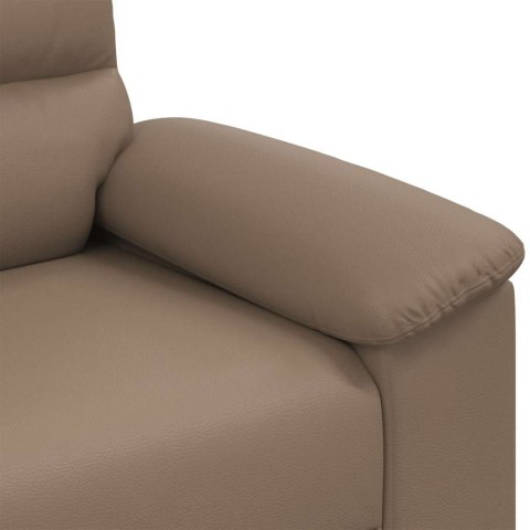 2-osobowa sofa Cappuccino 180x81x84 cm ze skóry ekologicznej