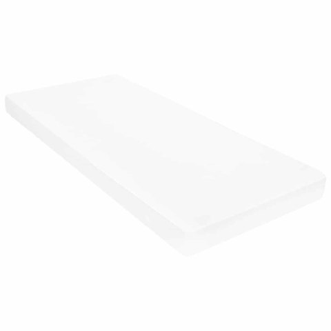 Łóżko dzienne z materacem Brązowy i biały wosk 90 x 200 cm