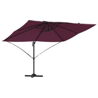 Parasol plażowy Bordeaux Czerwony 351 x 250 x 260 cm