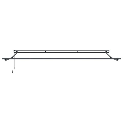 Rama manualnej markizy Z regulacją Antracyt 4 × 3,5 m Stal