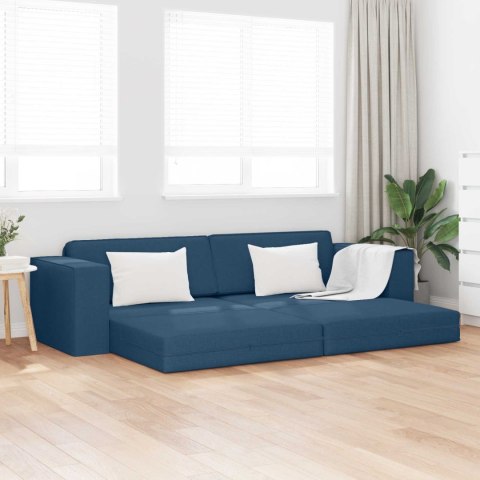 Sofa Bed Granatowy 245 x 78 x 77 cm tkanina