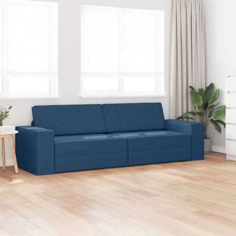 Sofa Bed Granatowy 245 x 78 x 77 cm tkanina