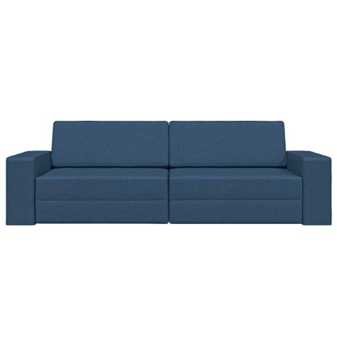 Sofa Bed Granatowy 245 x 78 x 77 cm tkanina