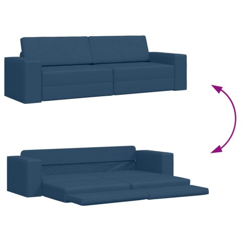 Sofa Bed Granatowy 245 x 78 x 77 cm tkanina