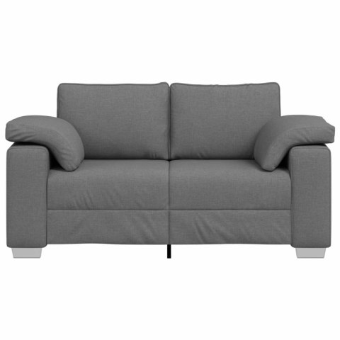 Sofa dwuosobowa Ciemnoszary 160 cm tkanina