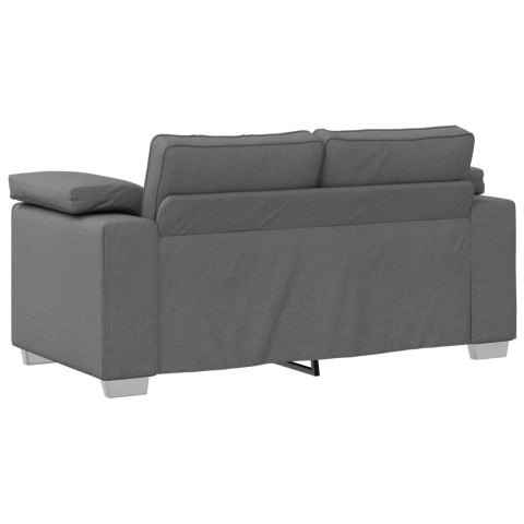 Sofa dwuosobowa Ciemnoszary 160 cm tkanina
