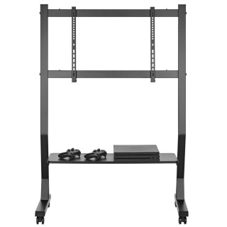 TECHLY STOJAK MOBILNY TV 45-90"KG DO 60KG REGULOWANY PÓŁKA AV