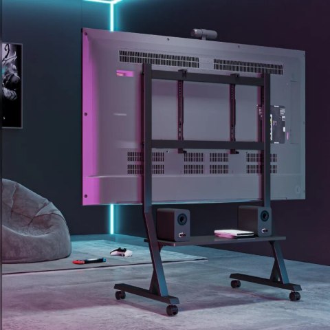 TECHLY STOJAK MOBILNY TV 45-90"KG DO 60KG REGULOWANY PÓŁKA AV