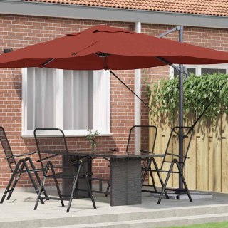 Parasol plażowy terakota 351 x 250 x 260 cm