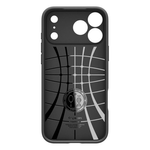 Etui pokrowiec ochronny Liquid Air na iPhone 17 Pro - czarny mat
